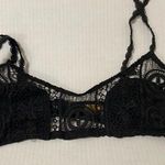 Black crochet bra size medium Photo 0