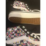 Vans Women's High Top Checker With Yellow & Pink Butterfly  Size 8 Photo 5