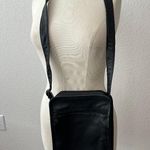 Tumi Vintage Black Leather Messenger Bag Photo 3