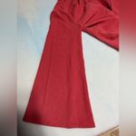 Red Wide Sleeve Tie Off Long Sleeve Bell sleeves Size L Photo 1