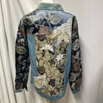 Indigo Moon Womens Medium Jean Tribal Dressy Jacket Embroidery Boho Artsy Spring Blue Photo 6