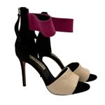 Karl Lagerfeld  Snake Laken High Heels Size 7.5 Photo 0