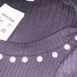 Notations NWT  Size PL Pearl Embellished Neckline Long Sleeve Photo 11