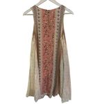Altar'd State Altar’d State large cream and red patch work dress sleeveless dress flowy boho Photo 1