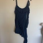 House Of CB  'Kiki'‎ French Navy Ruffle Mini Dress NWOT size S Photo 4