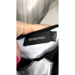 MINKPINK Women's Blue Geometric Tribal Shift Dress Short Sleeve Size Small Photo 4