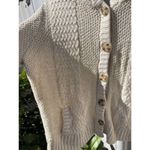 Glamsia Vintage  Women's Cardigan White Cream Knitted Button Sweater Sz XL Photo 10