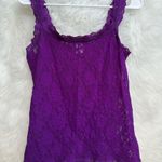 Hanky Panky  Y2K style purple lace signature unlined tank top Photo 0