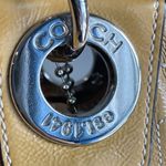 Coach  1941 Alex Gold Patent Leather Tote, Style 14265 - Gold - Preowned Photo 6