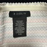 B Darlin Cream and Pink Zigzag Dress Photo 1