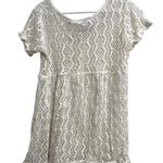 Vintage Undercover Beachwear Crochet Swim Beach Cover Up Coastal Boho Size M White Size M Photo 1