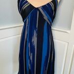 Halston Heritage  Romantic Flowy Handkerchief 100% Silk Mini Dress Large Photo 6