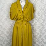 J.O.A. Chriselle Lim x Roman Gold Baggy‎ Midi Pocket Shirtdress Size XS Photo 6
