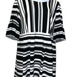 Studio One  cute black and white striped dress! Really classic style. Nwot Photo 0
