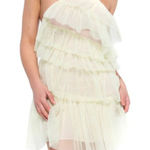 The Bar  Lou Tulle‎ Halter Dress Sz 4 Photo 0