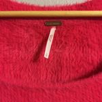 Free People  3/4 length sleeve “Moonbeam Pullover” fuzzy top size Small Photo 3