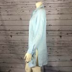 J.Jill  Linen button up tunic oversized shirt blouse size medium Photo 9