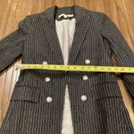 Veronica Beard  Pinstripe Beacon Dickey Jacket linen cotton blazer size 0 Photo 10