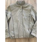 COMINT Genuine Leather Jacket Made in Argentina Size 9/10 Gray Vintage 1980s Photo 4