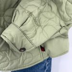 Woolrich Quilted Light Sage Jacket Women Small Snap Button Coat Outdoor Winter Photo 2