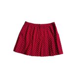 TAIL Vintage Red Polka Dot Pleated Tennis Skirt Size 16 Photo 9