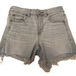 American Eagle  Outfitters high-rise Shortie lightwash cutoff denim jean shorts 4 Photo 0