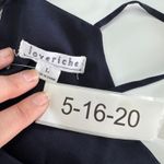 Love Riche  Tank Top Womens Large‎ Blue Strappy Halter Shift Blouse Photo 2