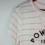 True Craft  2X Powerful Is The New Pretty Stripe Top Plus Photo 1