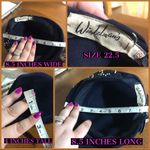 Winkelmans VINTAGE 1960'S BLUE VELOUR BERET STYLE HAT WITH RHINESTONE EMBELLISHMENT Photo 12