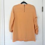 Soft Surroundings  Women's Size XS Orange Soft Pullover Tunic Sweatshirt Casual‎ Photo 7
