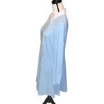Fensace  Light Blue Long Sleeve Dress White Collar Photo 3
