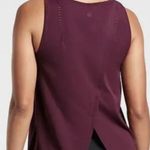 Athleta Spiced Cabernet Foothill Yoga Fitness Burgundy Tank Top Photo 1