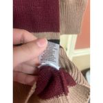 Derek Heart  M Long Sleeve Color Block Cross Front Sweater Dress Photo 5