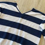 Pink republic Womens  Blue and White Stripe Sweater - M Photo 1