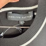 English Factory  Black  Knit Contrast Mini Dress Photo 6