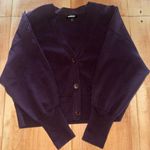 EXPRESS  Women's Deep Purple Cardigan Photo 0