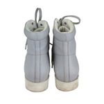 Acne Studios  Feliks High Top Sneakers Gray Wedge Platform Leather‎ Women's 38 8 Photo 4