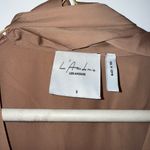 L'Academie  V-Neck Quarter Button Long Sleeve Blouse Photo 6