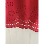 Valerie Stevens Valerie Steven’s Red Women’s Blouse 3X Eyelet Trim Photo 2