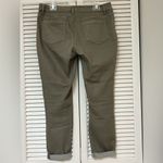 Two by Vince Camuto Washed Olive Green Cuffed Skinny Jeans Photo 1