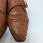 1980s Vintage Proposta Italian Leather Loafers with Western Buckle Brown Size 37 Photo 8