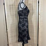 Morgan & Co . Black Lace Dress, Size: 7 Photo 3