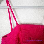 Anthropologie New! Let Me Be Cutout Tiered Dress in Magenta, women size XS Photo 13