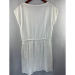 Boston Proper Womens White Terry Cloth Short Sleeve Dress Size S Photo 4