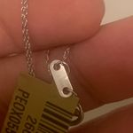 10kt White Gold "R" Initial Diamond Necklace Photo 5