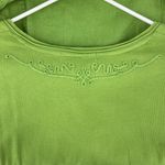 Coldwater Creek  V-Neck short‎ sleeve T shirt, decorative ribbon on top, size 1X Photo 4