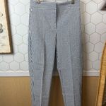 ZARA  High-Waist Navy Striped Tailored Pants - Size - Medium - NWT Photo 4