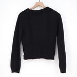 Mossimo Denim Mossimo Black Knit Button Front Cardigan Jacket Blazer Style Pockets Size M Photo 5