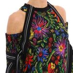 3.1 Phillip Lim  EUC Women's Pleated Sleeve Floral Crepe Dress Size 2 Photo 0