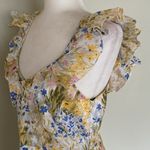 Wildfox Blair Deep V Ruffle Floral Dress BNWT Photo 3